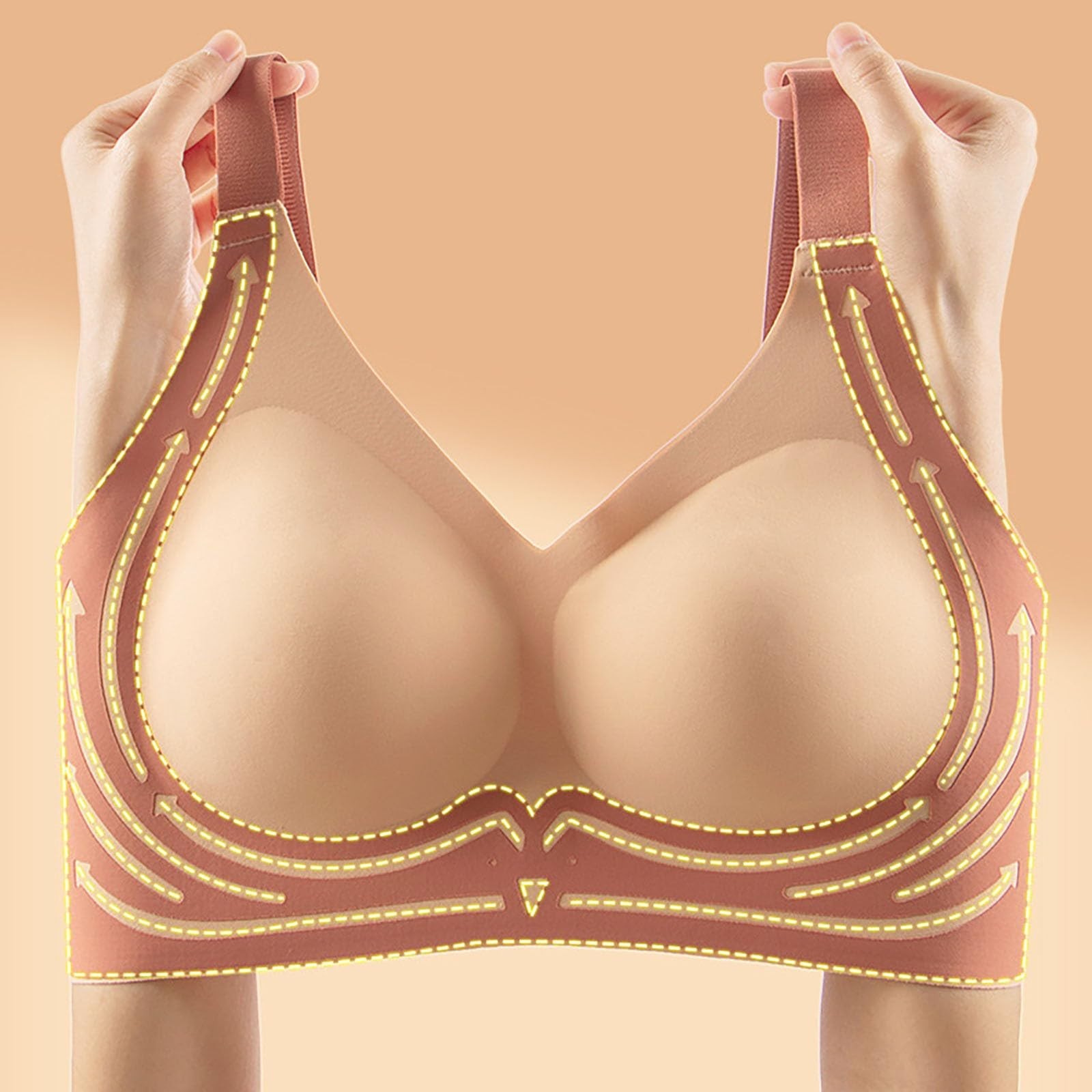 Women Seamless Bras Plus Size  - Sleep Bra Bralette 评论和价格
