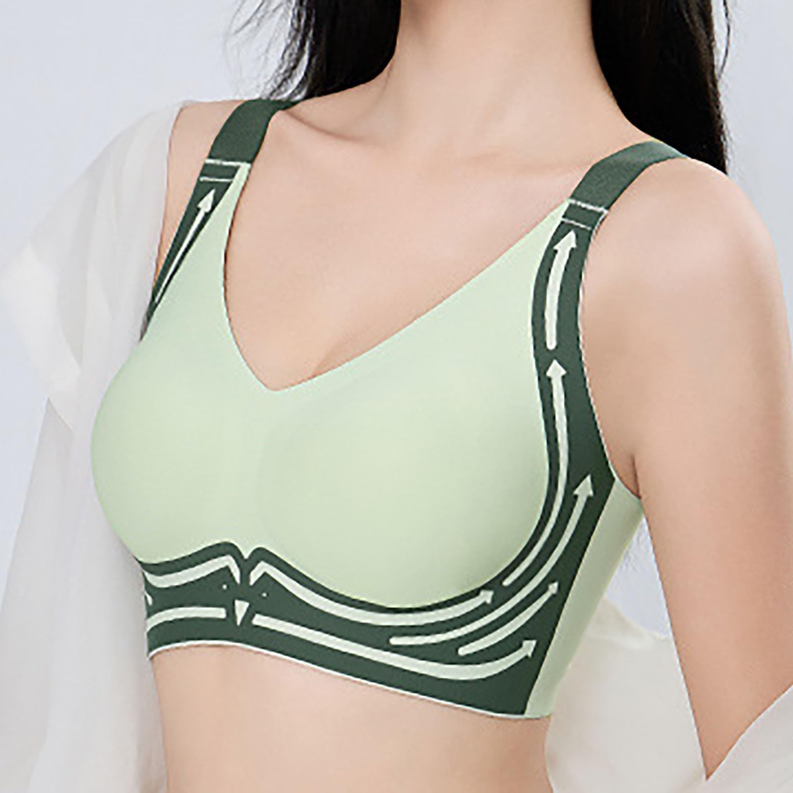 Women Seamless Bras Plus Size  - Sleep Bra Bralette 评论和价格
