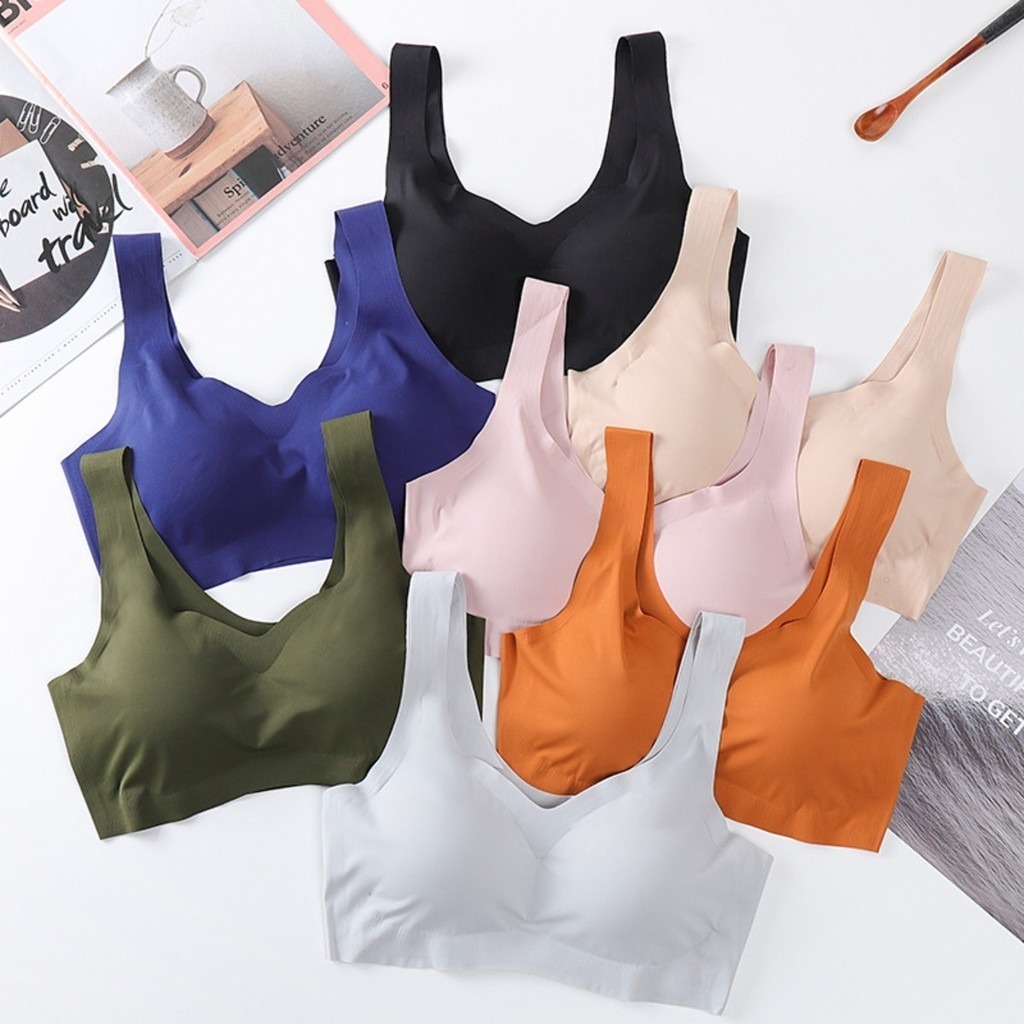3PCS Sexy Sports Bra Seamless  - Full Coverage Bra 评论和价格