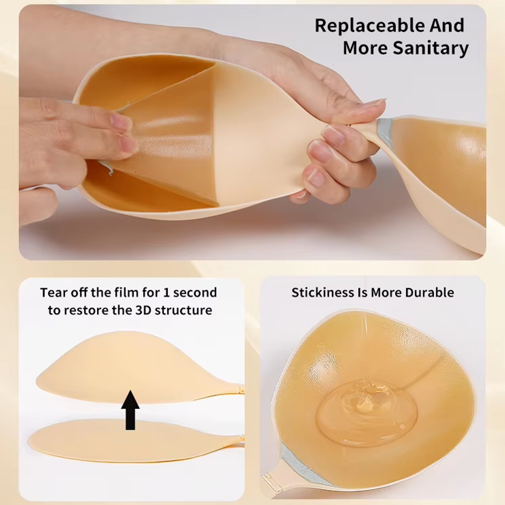 Cleavage Lift Silicone Stick-o - Backless Bra Sticky 评论和价格