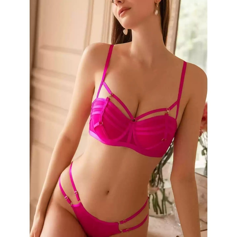 Sexy French Lace Balconette Br - Demi Bra Balconette 评论和价格